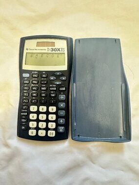 Vintage TEXAS INSTRUMENTS TI-30X II S Scientific Calculator With Cover Working